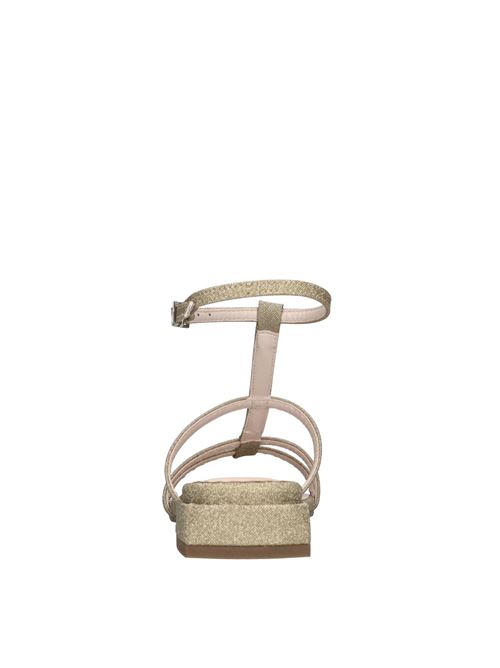 Sandali in tessuto microglitter LORENZO MARI | SAMU 03 MICROGLITTERPLATINO